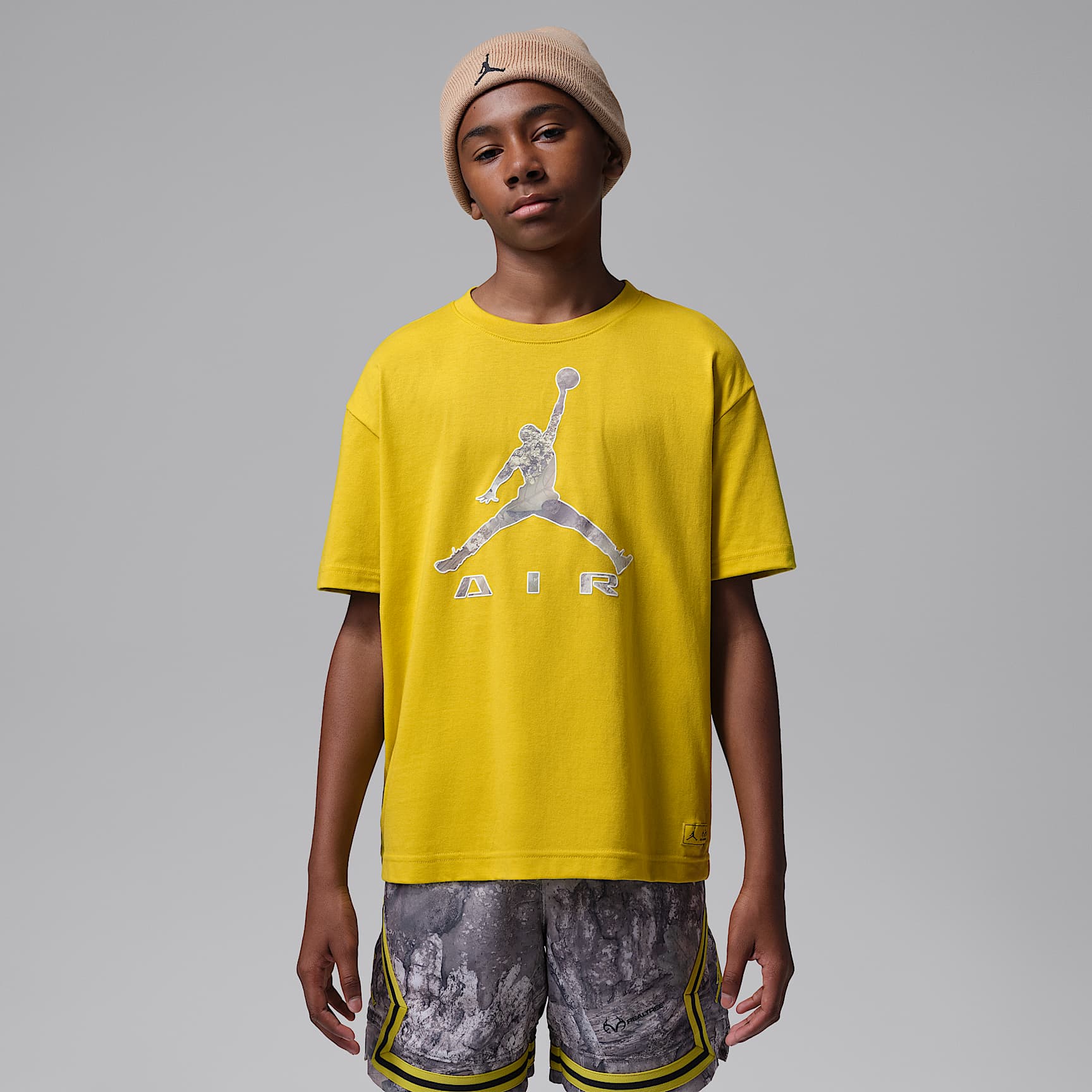 Jordan Older Kids' Brooklyn Realtree T-Shirt. Nike SI